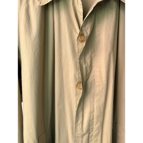 1990's "Polo by Ralph Lauren" One Panel Sleeve Cotton Long Coat