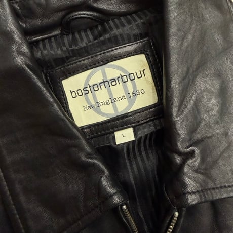 2000's Black Leather Drizzler Jacket