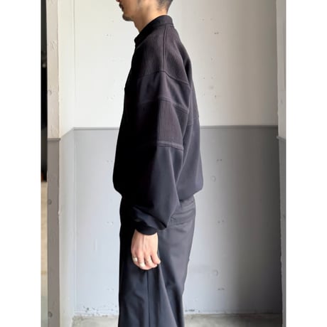 1990's Switching fabric jersey pullover shirt