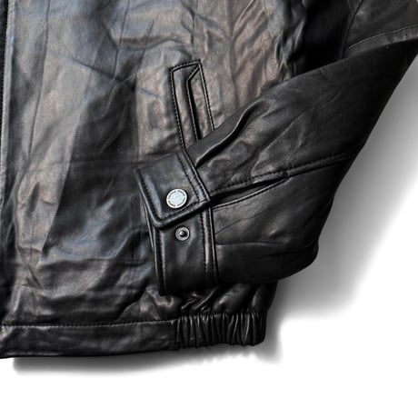 2000's Black Leather Drizzler Jacket
