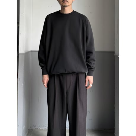 1990's EURO "RUSSELL ATHLETIC" Raglan Sleeve Blank Sweat Shirt