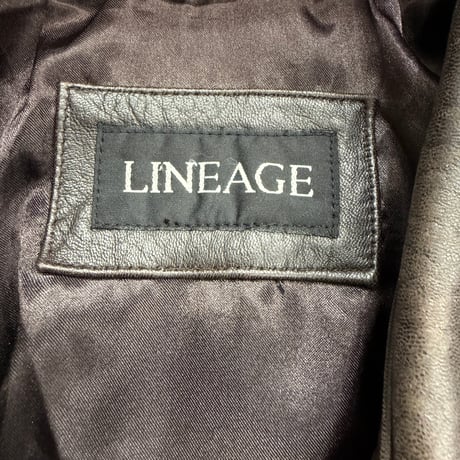1990's-2000's Brown leather raglan sleeve drizzler jacket