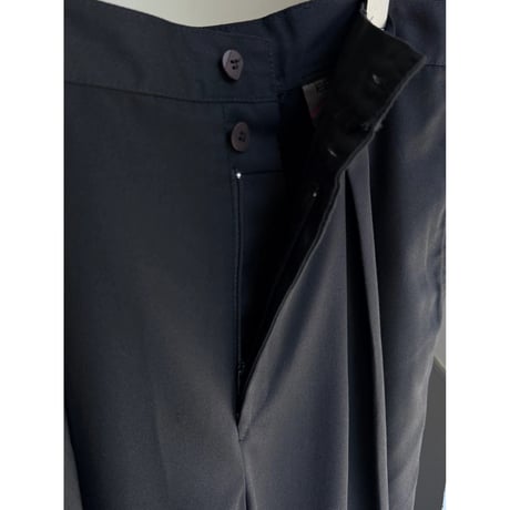 1990's "Le Château par J.C. Poitras" CANADA MADE Inverted pleats wide silhouette slacks pants