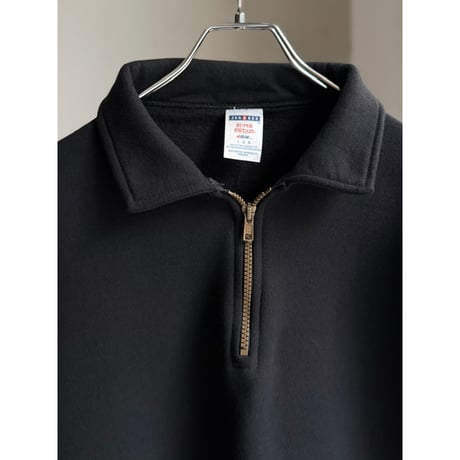1990's-2000's "JERZEES" Half zip sweat shirt
