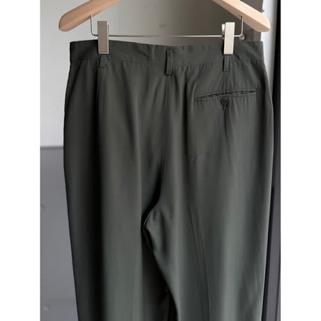 1990's "Andrew Fezza" 4tuck wide silhouette slacks pants