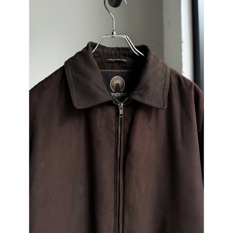 2000's Leather Collar Padding Jacket