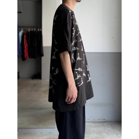 1990's "FASHION VICTIM" Skull printed Tee
