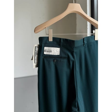 (Deadstock) 1990's "CITY STREETS" Rayon blend 3tuck slacks pants