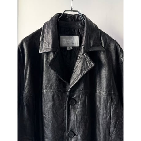 2000's〜 "WILSONS LEATHER" Leather 4button car coat
