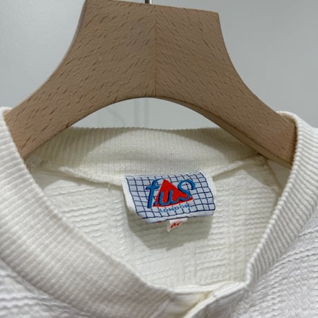 1980's Switching Fabric design pullover shirt with pocket