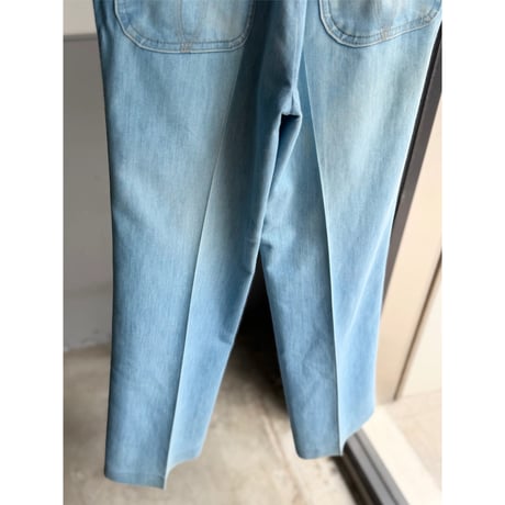 〜1980's "Levi's ACTION SLACKS" Faded color semi-flare pants