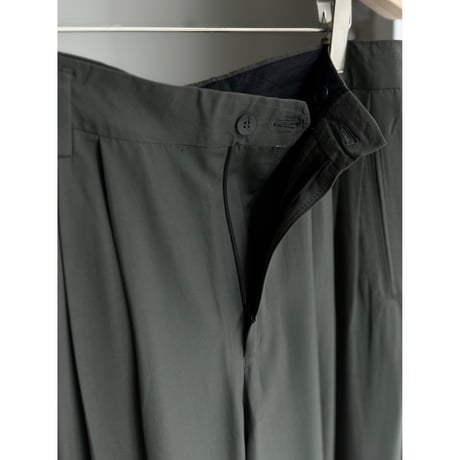 1990's "Andrew Fezza" 4tuck wide silhouette slacks pants