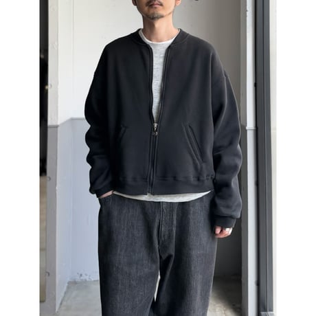 1990's "RUSSELL ATHLETIC" Wide & Short Silhouette Sweat Jacket