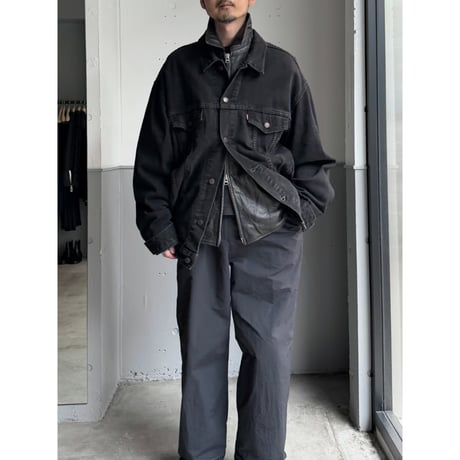 Early 2000's "Levi's" Black Denim Trucker Jacket