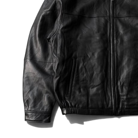 2000's Black Leather Drizzler Jacket