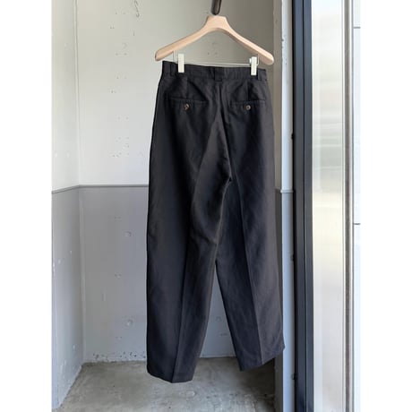 1980's-Early 1990's Linen × Rayon 3tuck slacks pants