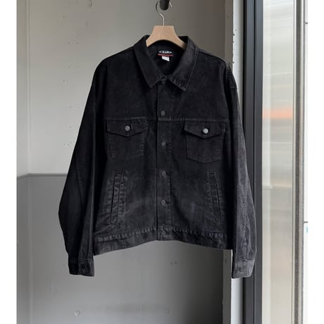 2000's CANADA MADE Cotton blend corduroy trucker jacket