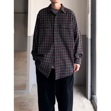 1990's "Polo by Ralph Lauren" Cotton flannel fabric plaid shirt