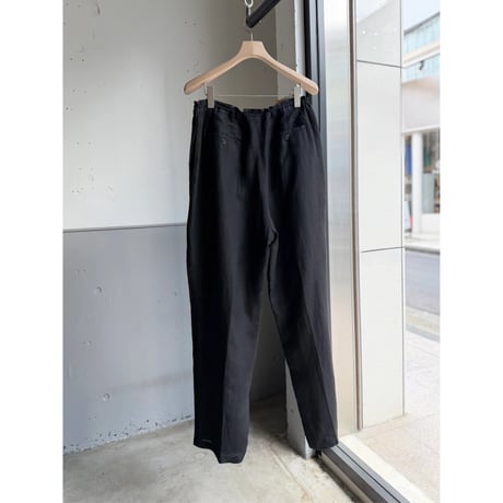 2000's Linen / Viscose fabric wide silhouette relaxing pants
