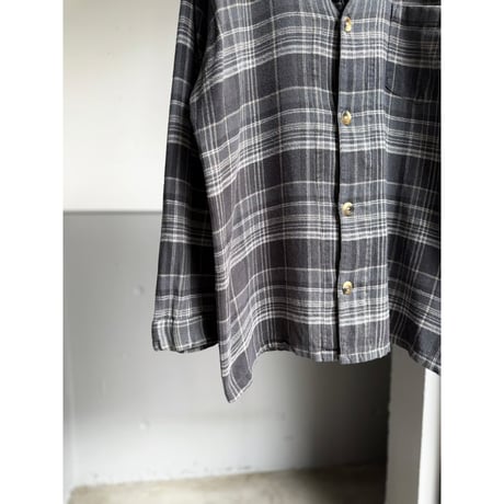 2000's "GEOFFERY BEENE" Cotton plaid pattern pajama shirt