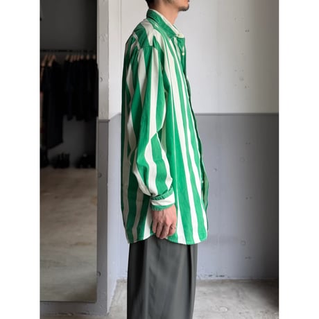 1990's "BONEVILLE" Long sleeve striped shirt
