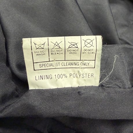 1990's Type A-1 Charcoal color nubuck leather jacket
