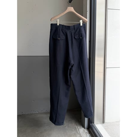 1990's Ramie × Cotton 2tuck slacks pants