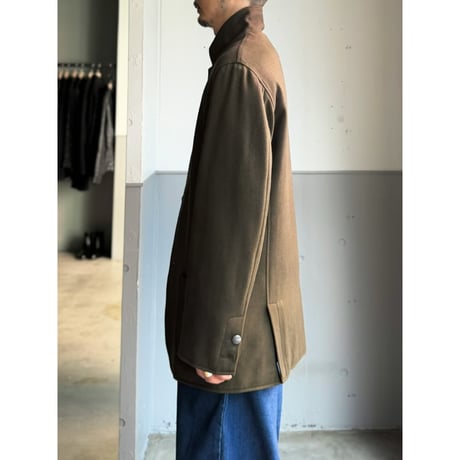 1990's "ARMANI JEANS" Wool blend four button padding jacket