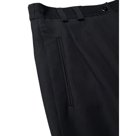 1980's-Early 1990's Extra wide silhouette 2tuck slacks pants