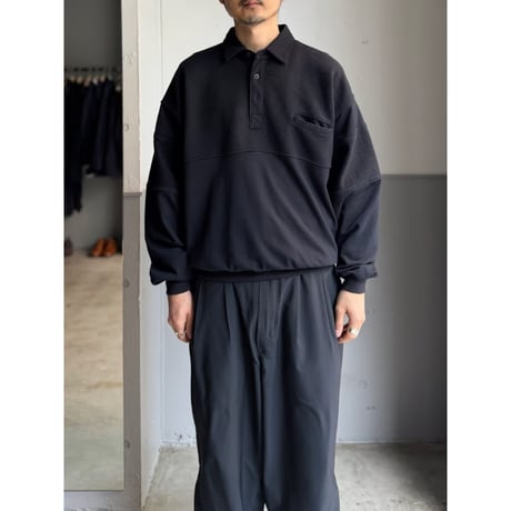 1990's Switching fabric jersey pullover shirt