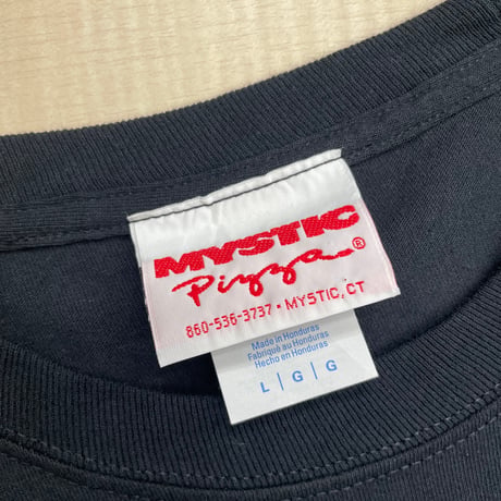 2000's "MYSTIC pizza" 「got pizza?」 Printed Tee