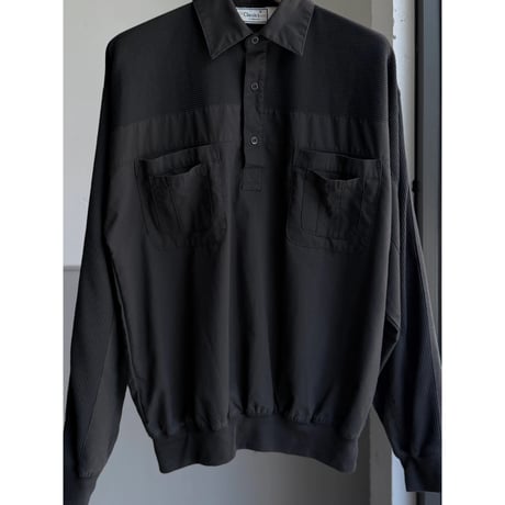 1990's Switching fabric design 4pocket pullover shirt