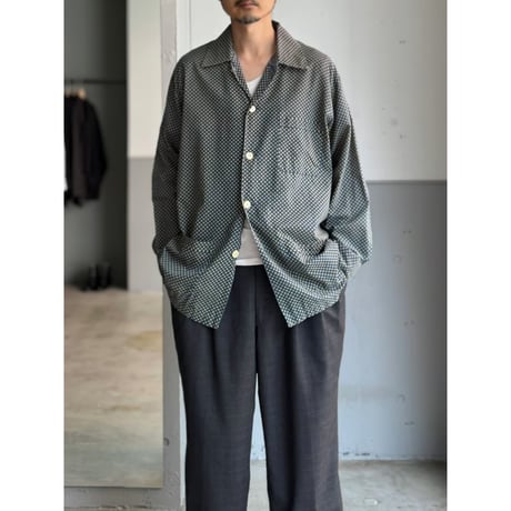 1990's  "Derek Rose" Cotton geometric print sleeping shirt