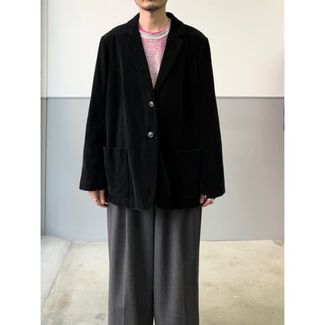 1990's Cotton Velvet Fabric Tailored Jacket