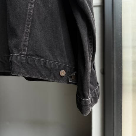 Early 2000's "Levi's" Black Denim Trucker Jacket
