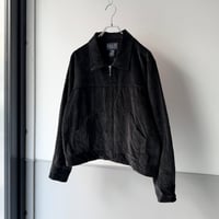(Dead Stock) 1990's-2000's Cotton velvet short length zip-up jacket