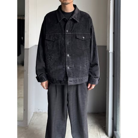 2000's CANADA MADE Cotton blend corduroy trucker jacket