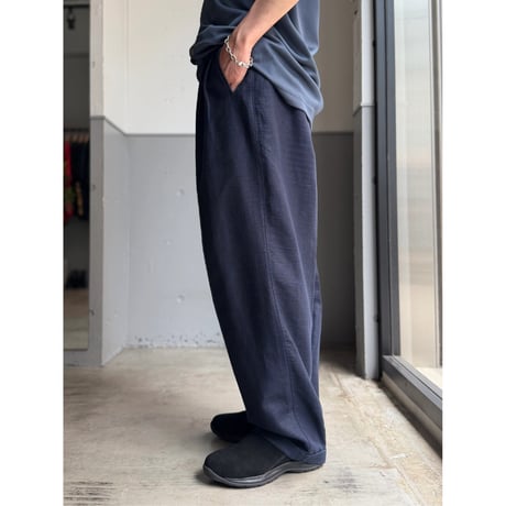 1990's Ramie × Cotton 2tuck slacks pants