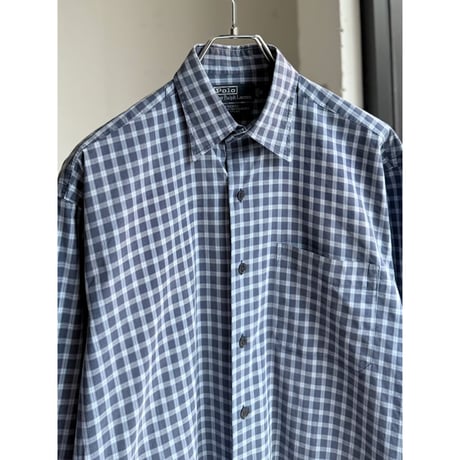 1990's-2000's "Polo by Ralph Lauren"-KINDRED- Plaid patteren shirt