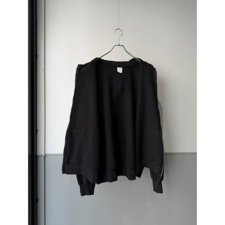 2000's〜 "Hanes Ultimate Cotton" Black Color Full-Zip Hoodie