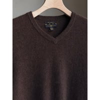 Cashmere Knit V-necked Sweater