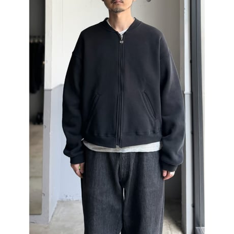 1990's "RUSSELL ATHLETIC" Wide & Short Silhouette Sweat Jacket