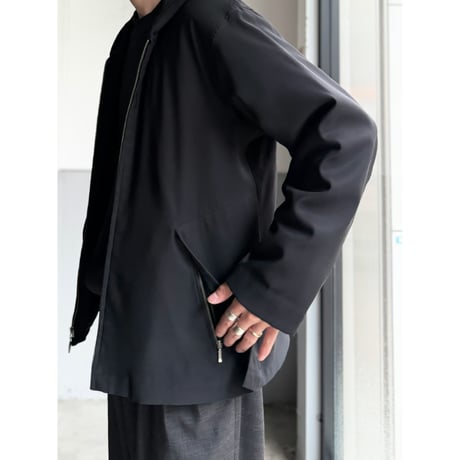 1990's Twill weave hooded jacket with unique flap pocket