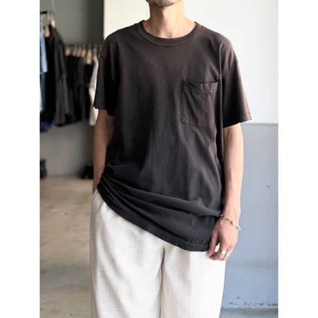 1980's Sun faded & Damaged Black Color Tee
