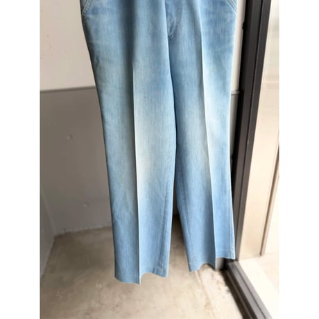 〜1980's "Levi's ACTION SLACKS" Faded color semi-flare pants