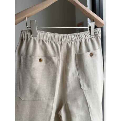 2000's Linen/Rayon fabric relaxing pants with 4pocket