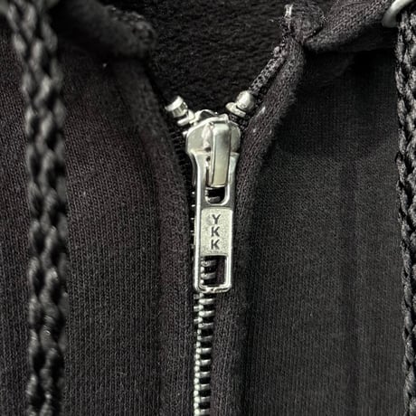 2000's〜 "Hanes Ultimate Cotton" Black Color Full-Zip Hoodie