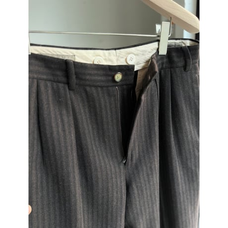 1990's Wool blend 2tuck slacks pants
