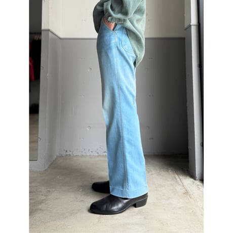 〜1980's "Levi's ACTION SLACKS" Faded color semi-flare pants