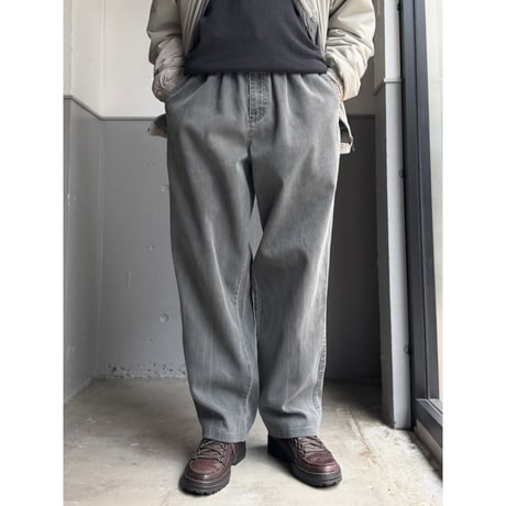 1990's "THE TERRITORY AHEAD" Faded cotton 3pocket relaxing pants